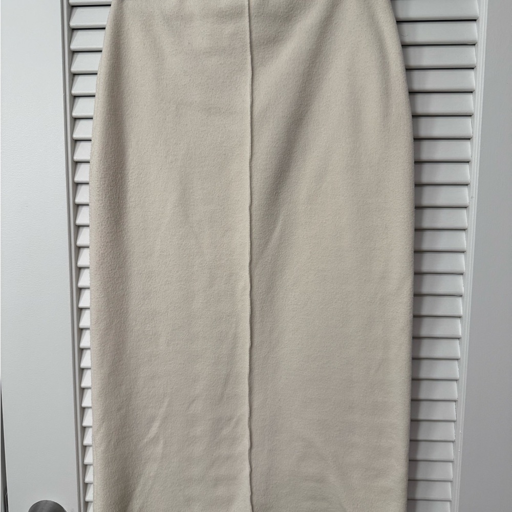 Zara Cream Pencil Skirt